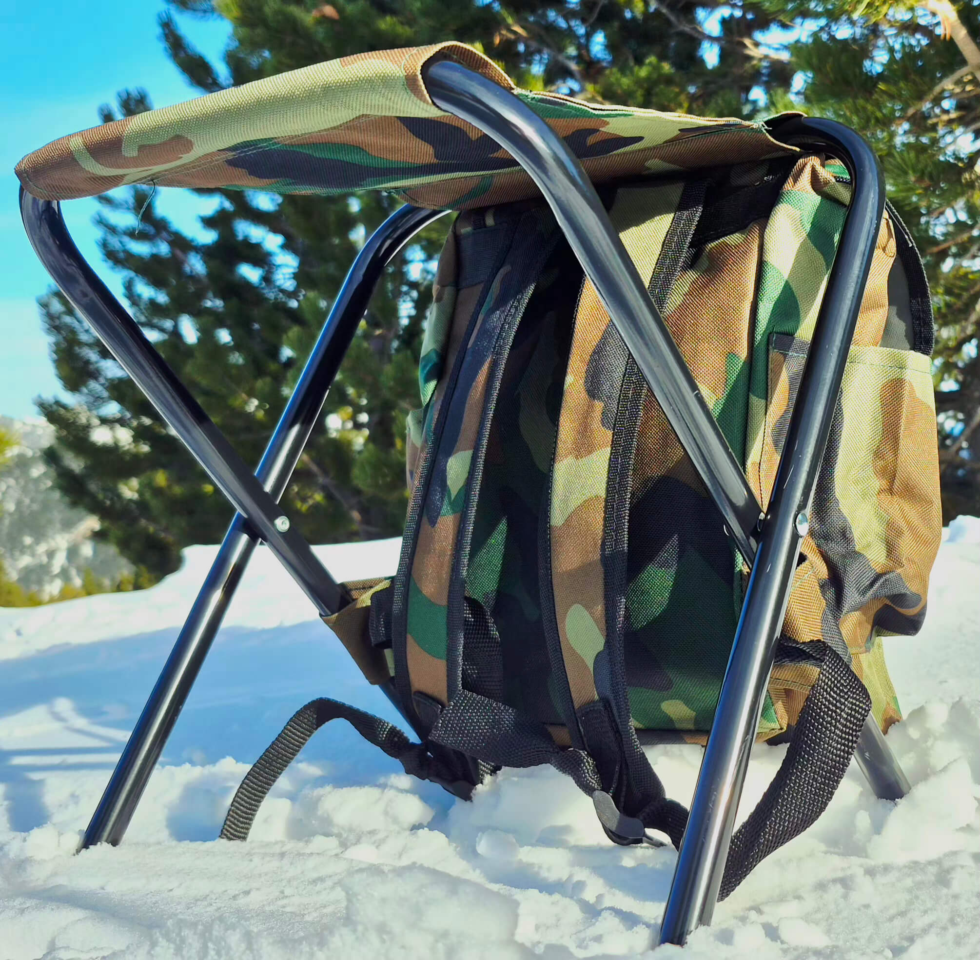 Mochila Taburete 2-en-1